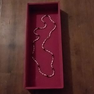 Onyx & Gold Pearl Necklace